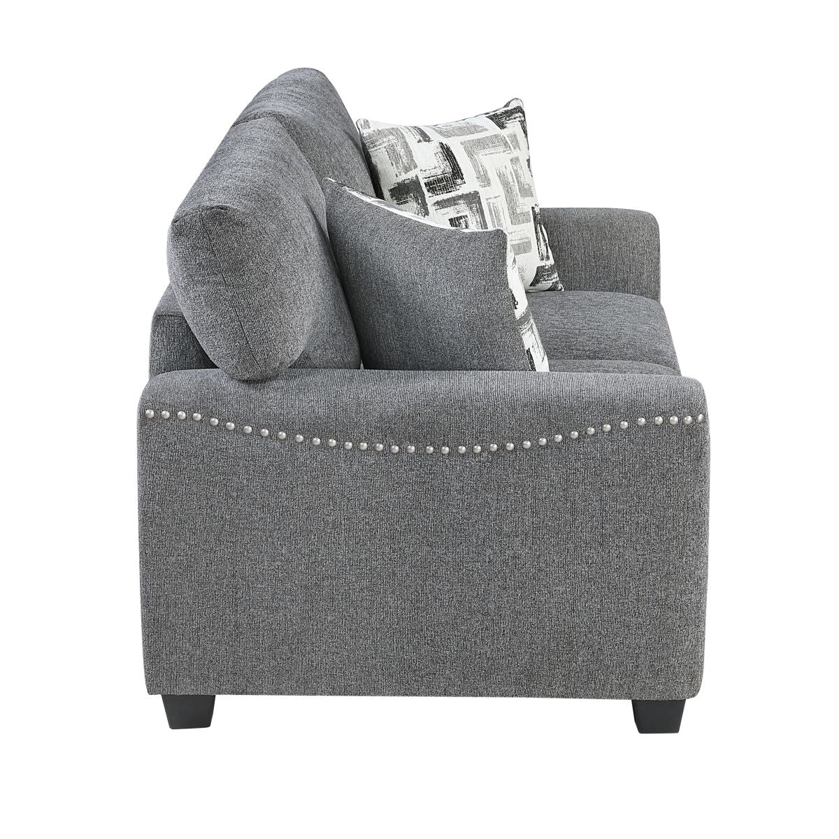 Isabel - Loveseat - Dark Gray