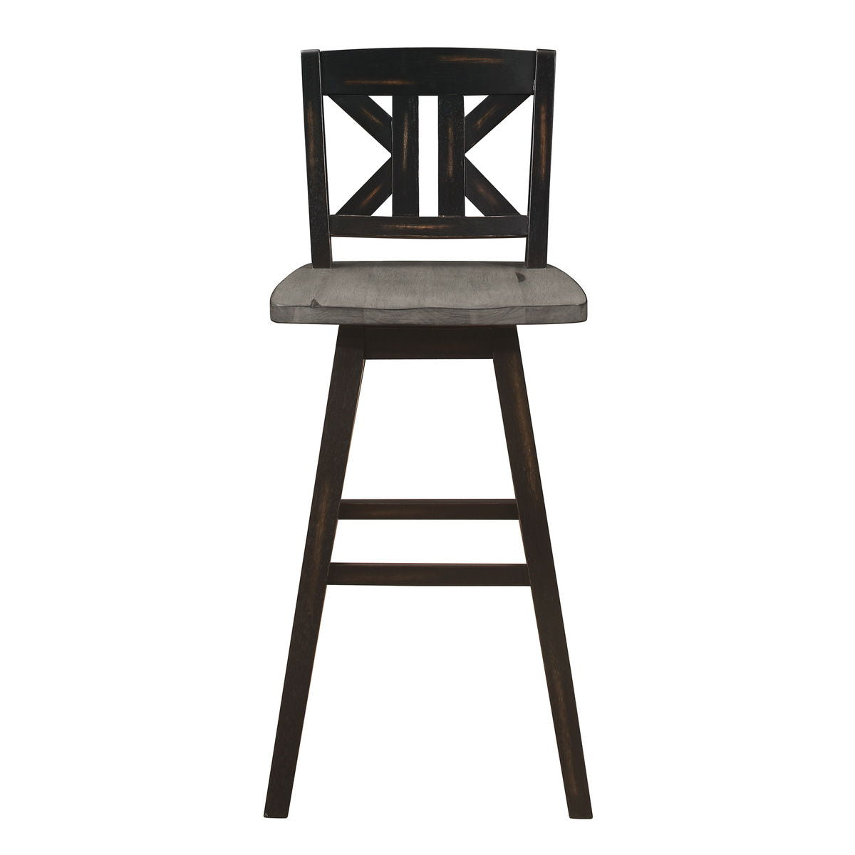 Amsonia - Swivel X-Back Pub Height Chair (Set of 2)