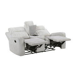 Benton - Double Reclining Loveseat - Light Gray