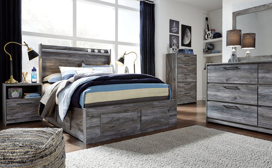 Baystorm - Panel Bedroom Set - Gray