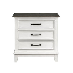 Chesterton - Nightstand - White / Brown