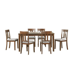 Prineville - 7 Piece Dinette Set - Beige